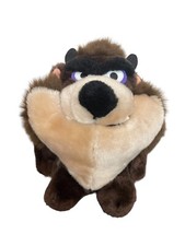 Warner Bros. Vintage 1991 Tasmanian Devil Taz Character Plush Stuffed Animal 7  