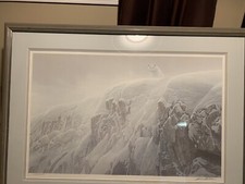 Robert Bateman “Arctic Cliff White Wolves”