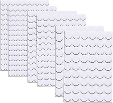 580 Pcs Self-Adhesive Screw Hole Stickers 6-Table Self-Adhesive Screw Covers Cap