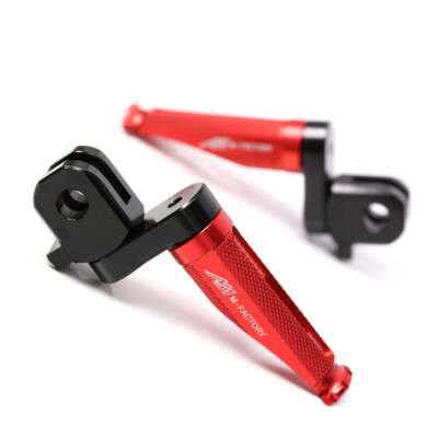 FOR CAM-AM SPYDER RS MODELS 08-16 15 14 13 12 25MM LOWER FRONT FOOT PEGS RED
