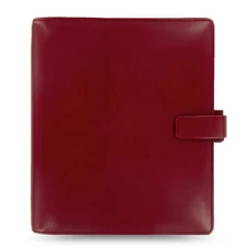 Filofax A5 Metropol Organiser Planner Notebook Diary Red Leather - 026972 Gifts