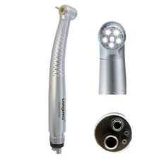 LANJING Dental 5 LED Handpiece 4 Hole E-Generator High Speed Turbine Self Power