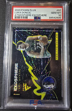 Luka Doncic 2020-21 Panini Flux Atmospher Exosphere Prizm #97 SSP Case Ht PSA 10