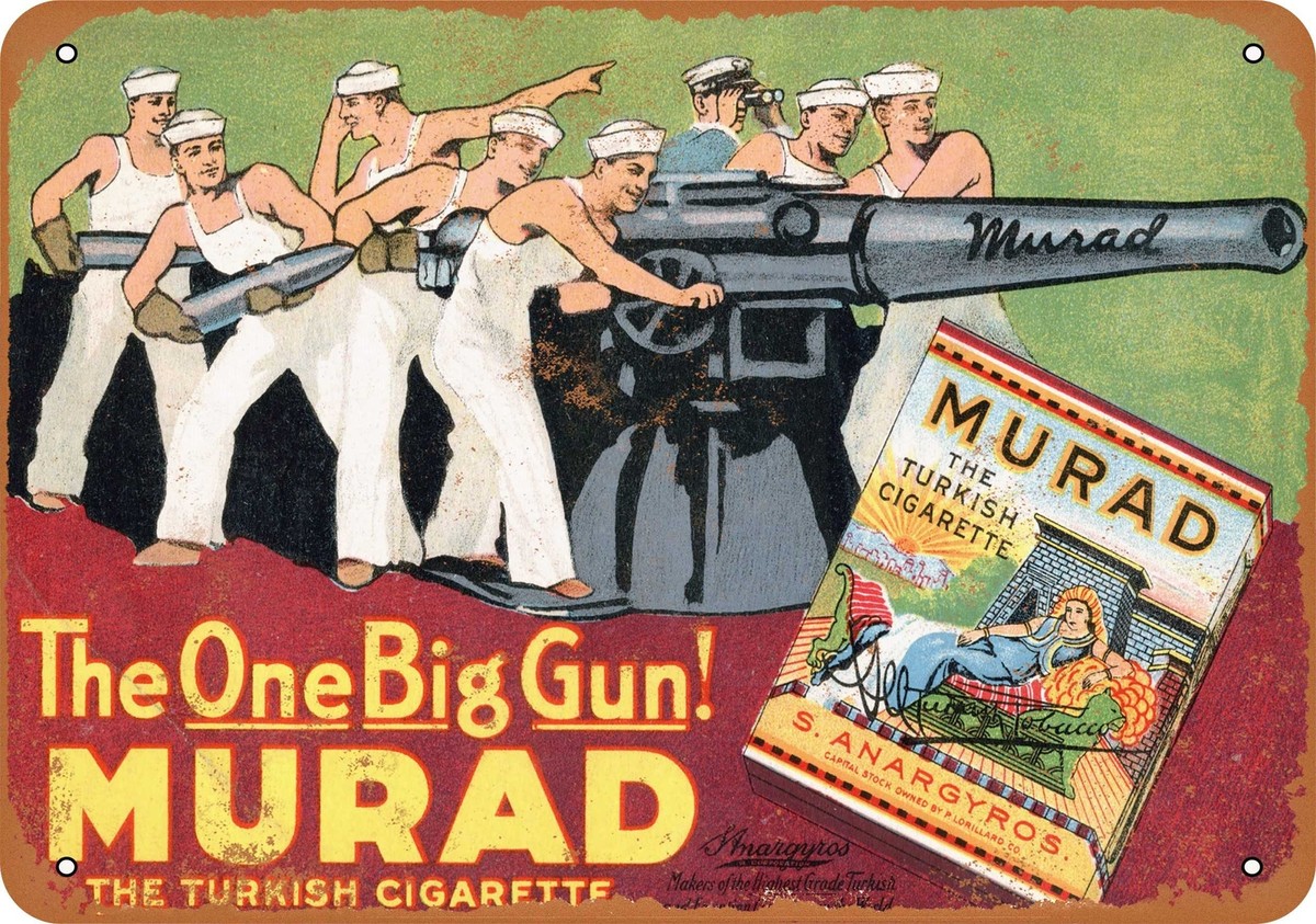 1923 Murad Cigarette Advertisement From A Playbill For 42nd Apollo