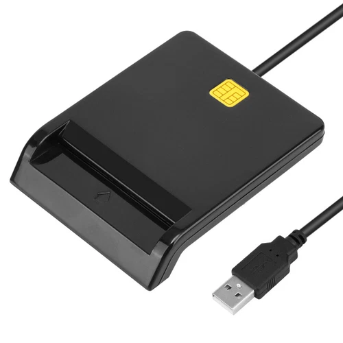 USB Chipkartenleser Kartenleser Personalausweis Lesegerät Smart Card Reader - Bild 17 von 21