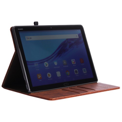 Premium Echt Leder Cover Huawei MediaPad T3 10 Tablet Schutzhülle Case Tasche - Bild 10 von 12