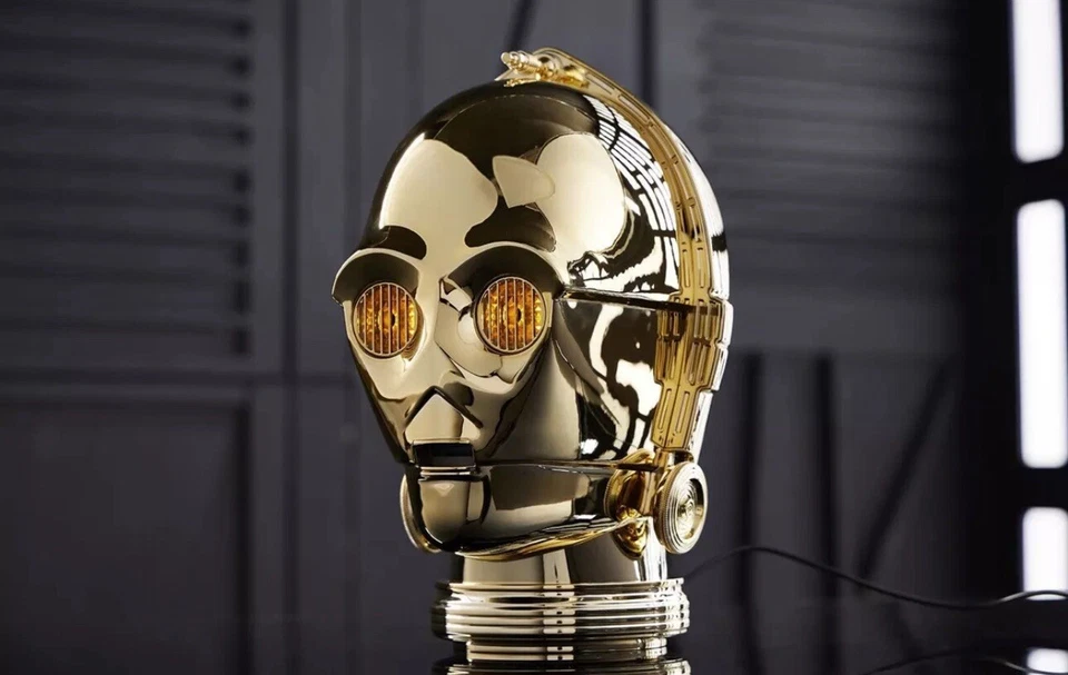 Casco Disney Parks D23 Expo Star Wars Galactic Archive C-3PO ¡Nuevo Sellado! Foto 4 de 4