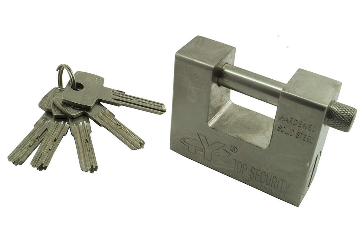 Heavy Duty Shipping Container Padlock 74Mm X 2 With 5 Keys