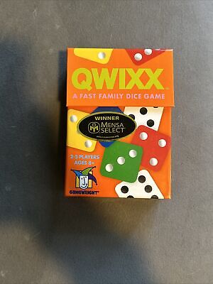  Gamewright Qwixx, Replacement Score Cards Action Game