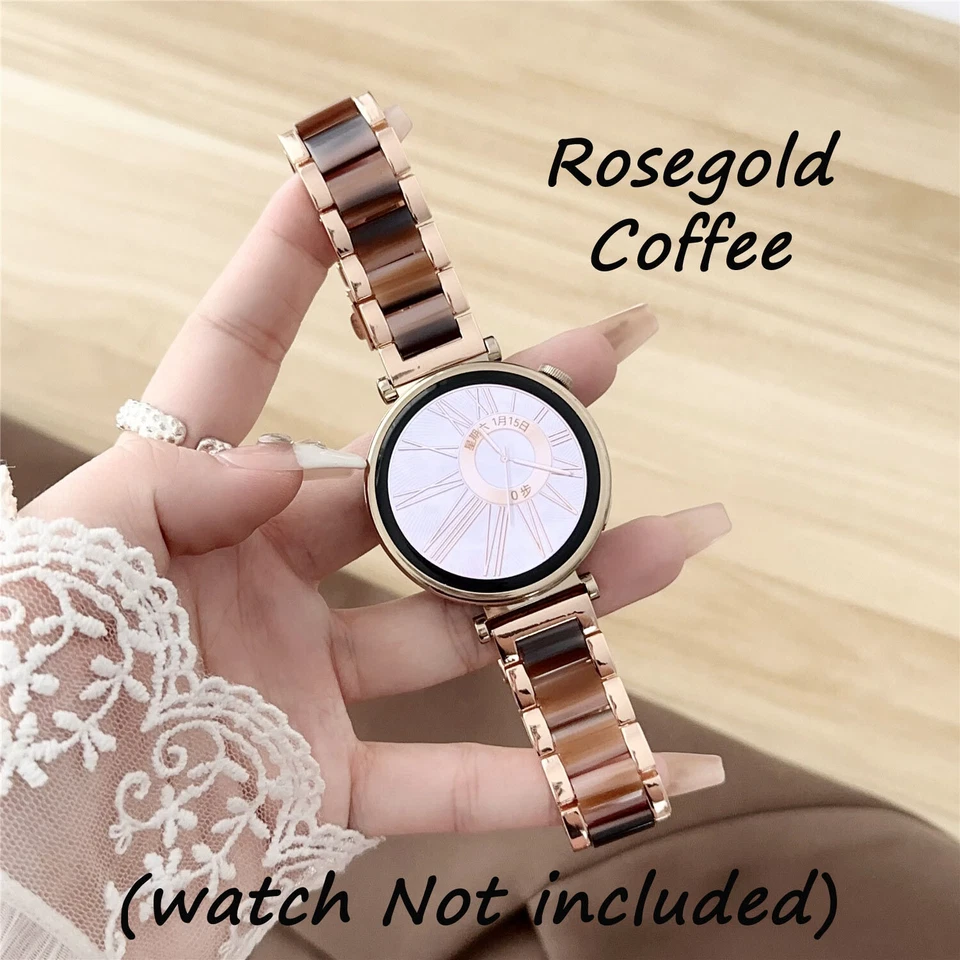 Cinturino Resina Bracciale 22mm 18mm 20mm Cinturino Orologio Acciaio Metallo Cinturino Orologio - Immagine 4 di 4