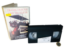 VHS Video Trams Tracks and Trolleys Rare Vintage OLD MOULDY ra