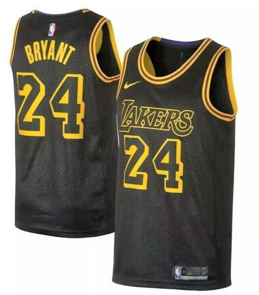 kobe bryant black and yellow jersey