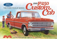 1968 Ford F-250 Custom Cab 1:25 Model Kit Bausatz Moebius 2564