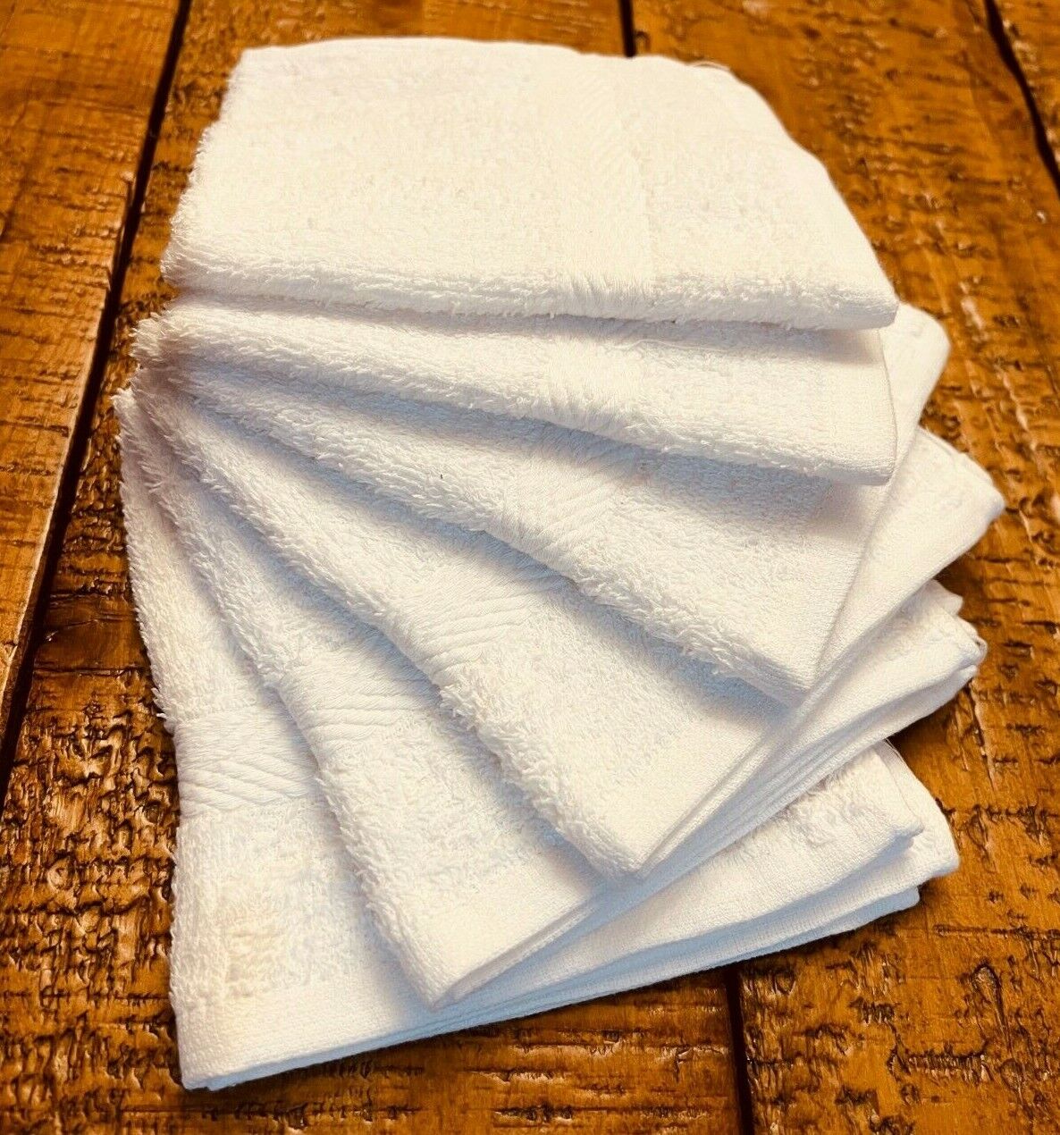 Ideal Towels Premium White Highly Absorbent 12 x 12 Inches Washc