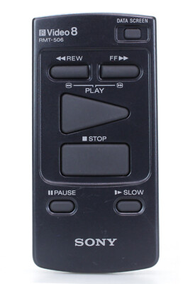 Original Sony RMT-506 Remote Control for Video Camcorder 8 (Ref#N-737)