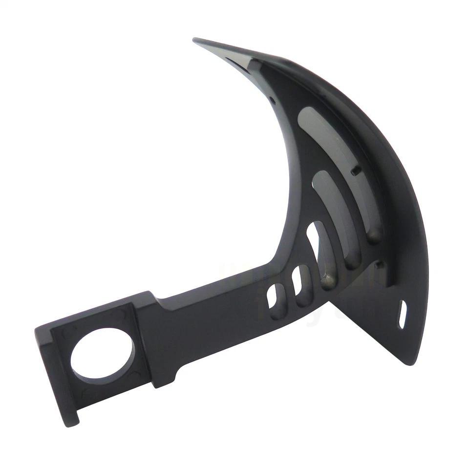 7"x4" Curved License Plate Bracket Black For 1998-2002 Yamaha YZF-R1 YZF R6S Foto 4 de 4