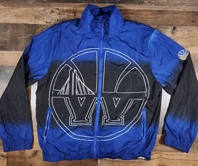 Pro Standard Golden State Warriors Track Jacket Mens 2XL Blue