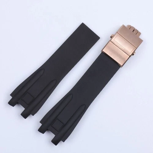 Correa de reloj ejecutiva de goma de silicona de 26 mm para Ulysse Nardin El Toro - Imagen 19 de 30