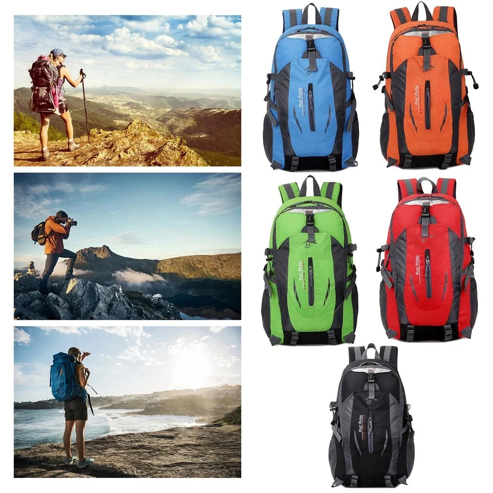 Large 40L Travel Backpack Rucksack Camping School Book Bag Hiking Laptop Unisex