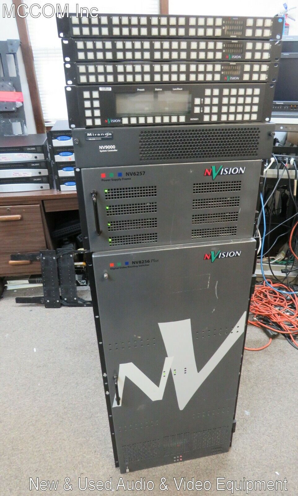 NVision NV8256 256x256 HD/ SDI Digital Video Router w/ Panels