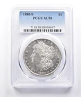 1880-S Morgan Silver Dollar AU58 PCGS Great Contrast *7502