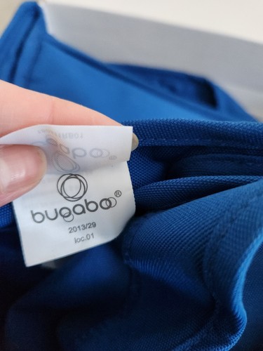 Ensemble tissu Bugaboo Donkey bleu royal capuche extensible et tablier - Photo 7/8