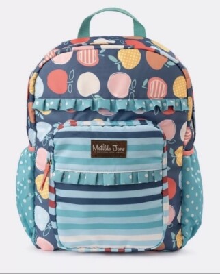 NWT Matilda Jane Girls Homework time Backpack Apple New In Bag