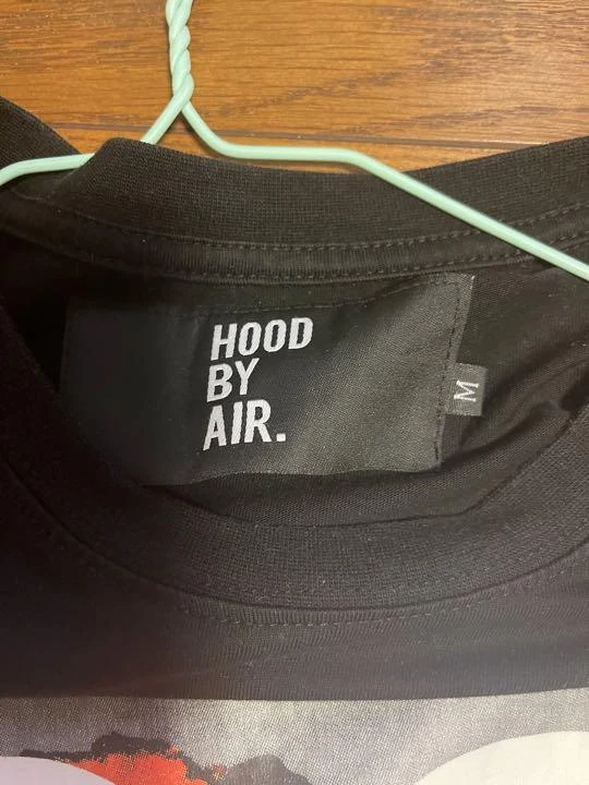 HBA (HOOD BY AIR) T shirt cappuccio by air HBA Hood By Air HBA dal Giappone usata