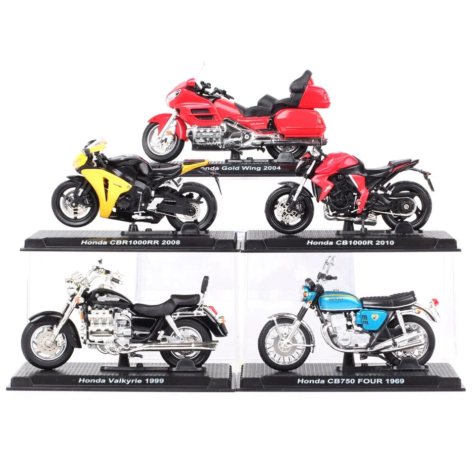1:24 Honda Golden Wing CB1100r VFR750R CBR 1000RR motorcycle Plastic model - Image 3 of 4