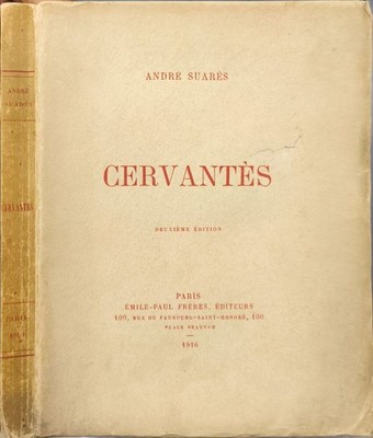 Cervantes EO trotz Erwähnung 2. Auflage nummeriert 605 | André Suarès | Guter Zustand