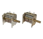 Set of 2 X ALPS Air Variable Capacitor 25 - 450pf Shortwave Ham Radio Tuner DDP