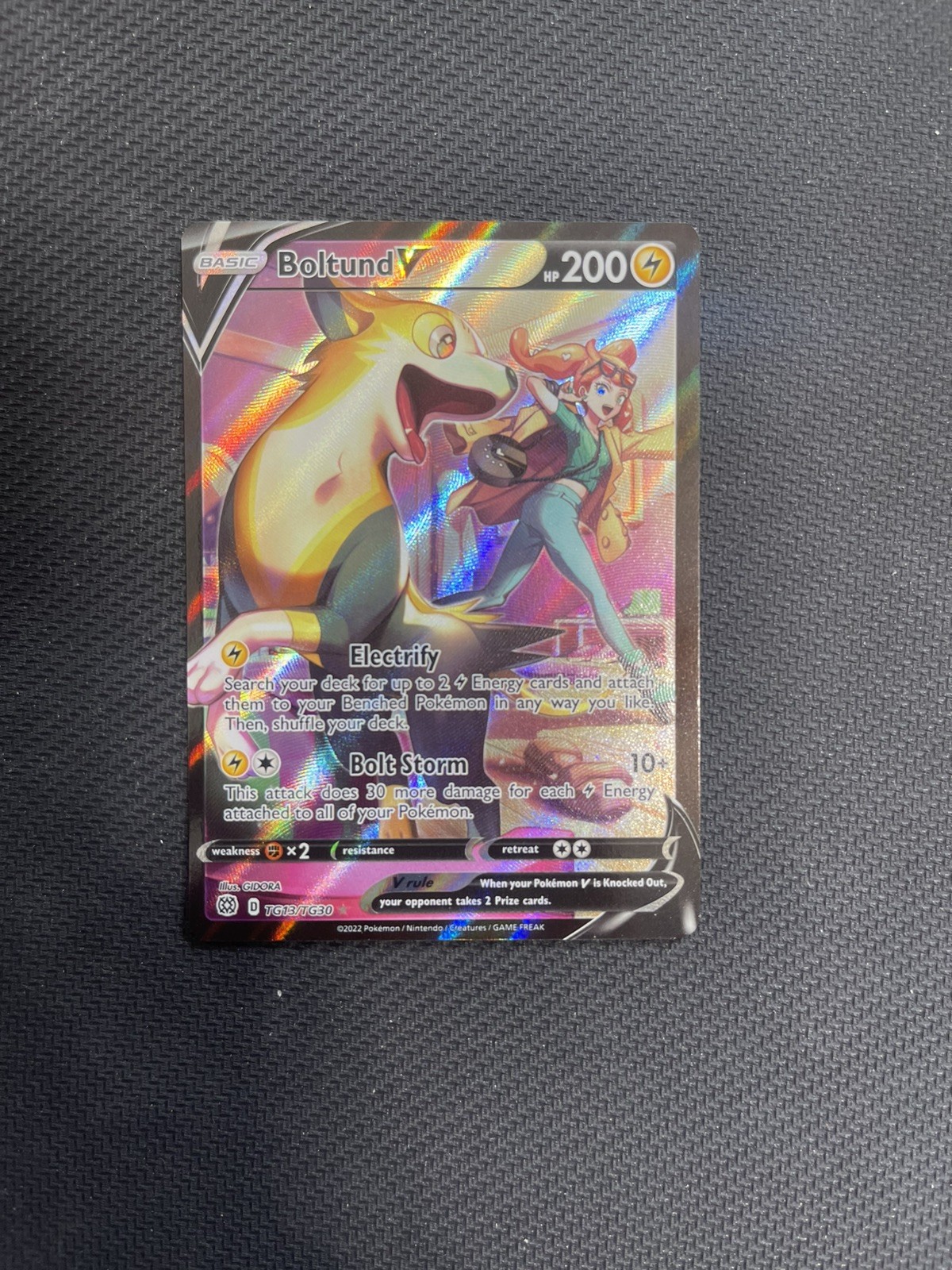 Boltund v TG13/TG30 Pokemon Brilliant Stars Trainer Gallery Ultra Rare Holo NM