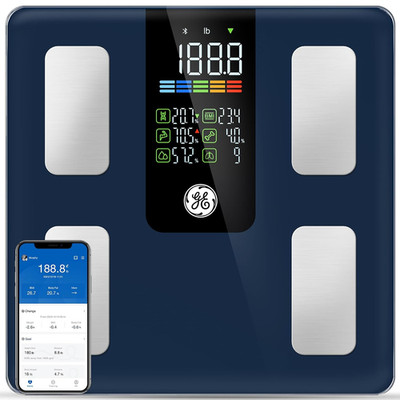 Smart Scale for Body Weight, BMI, Fat, Muscle Mass, Digital Bathroom Scales 500L