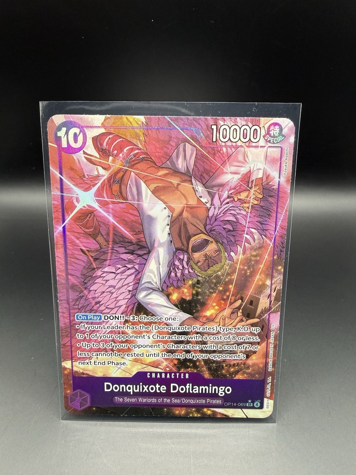 Donquixote Doflamingo - OP14-069 (Alt Art) OP14-069 The Azure Sea's Seven Foil