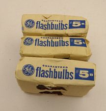 Vintage GE Flashbulbs Size 5B Blue 12 Bulbs in Original Box Camera Flash