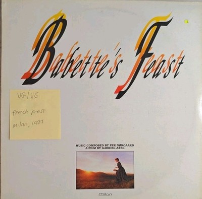 Babettes Feast Soundtrack Vinyl Record VG/VG RC340 1987