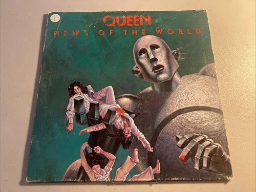 QUEEN - News Of The World - 1977 US 1st Press LP Elektra 6E 112
