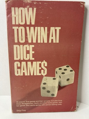 How To Win At Dice Games by Skip Frey 1978 Paperback Gambling Game$