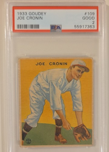1933 Joe Cronin #109