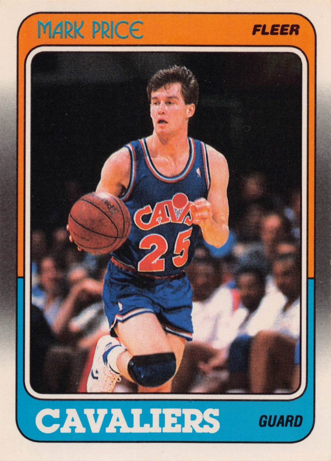 MARK PRICE 1988-89 FLEER ROOKIE CARD 25 CAVS RC