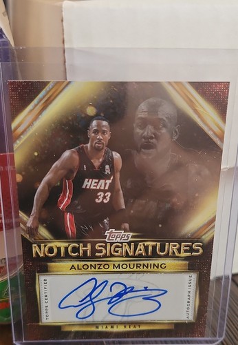 Alonzo Mourning #TNS-AM 2025 Topps Notch Signatures card