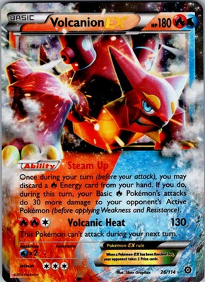 #ad Pokemon STS Volcanion EX 26 114 NM Holo $1.69