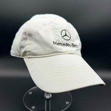 Vintage Nike Golf Mercedes Benz Baseball Cap Mens One Size White Embroidered Hat
