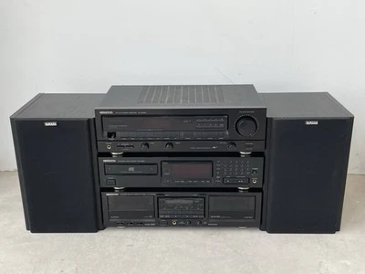 TOP Kenwood Stereoanlage KR-A4020, CP3020 (CD), KX-W5040 (Tape), 2xYamaha NS-G30 - Bild 1 von 4