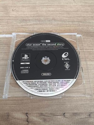 Star Ocean: The Second Story Disc 2 of 2 PS1 PAL Sony Promo Copy!