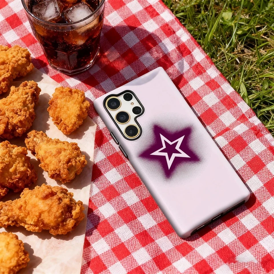 Funda Pop Art Estrella Púrpura para Samsung Galaxy S20 S23 S24 S25 Plus Ultra 5G Foto 4 de 4