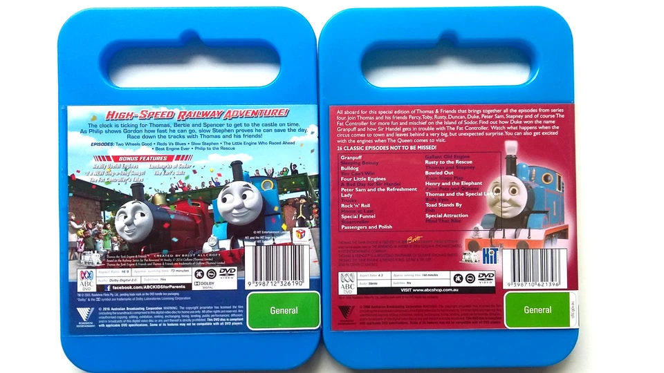 Handle DVDs Thomas the Tank Engine -Postman Pat Children's Bundle 4x lot - image 3 of 4