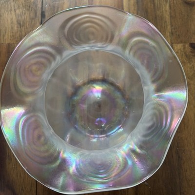 OLD STOURBRIDGE, RICHARDSON, JOHN WALSH WALSH, OPAL IRIDESCENT GLASS VASE, c1890