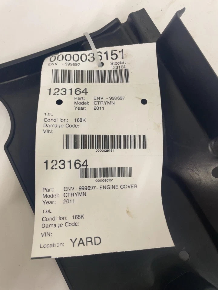 Cubierta del motor Mini Cooper Countryman 2011-16 1,6 L Foto 4 de 4