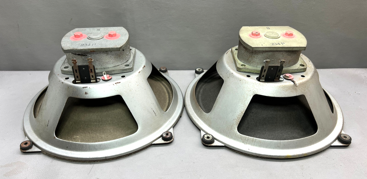 Matched Pair Siemens Klangfilm ALNICo Magnet Full Range Speakers